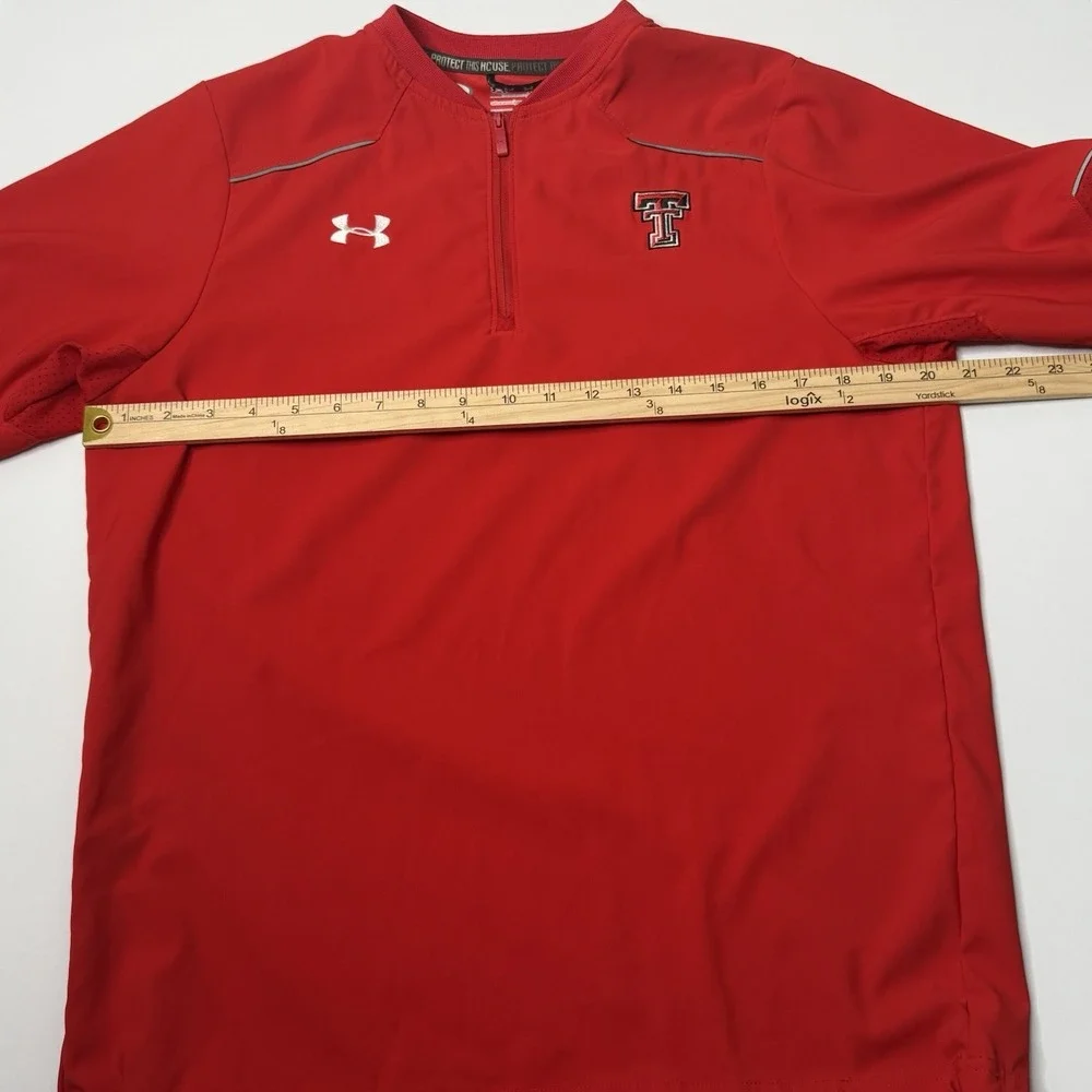 Under Armour Texas Tech Pullover Men's XS Red 1/4 Zip‎ Athletic Top